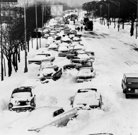 Snowy Street Scene